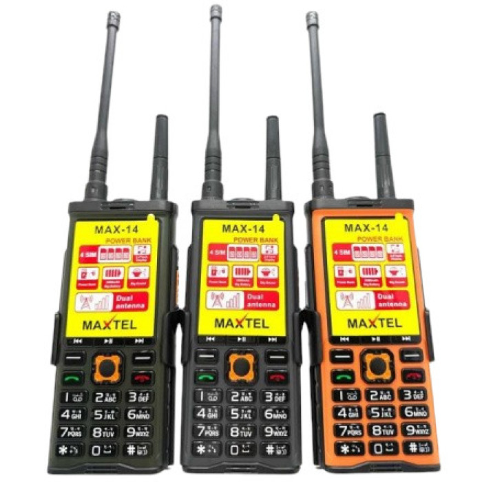 Maxtel Max-14 Antina Phone Power Bank 5500mAh Four Sim